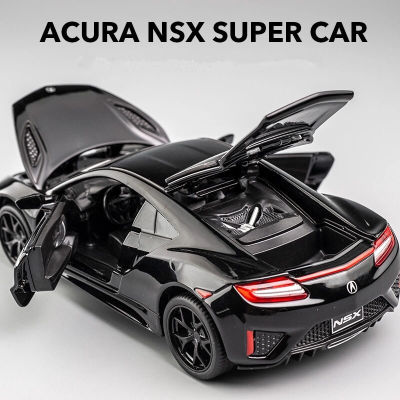 1:32 Acura NSX Alloy Sports Car Diecasts &amp; Toy Vehicles Metal Car Model Simulation Sound and Light Collection Childrens Toy Gift