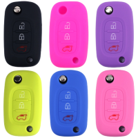 【CW】Silicone Car Key Case Cover For Benz Smart Fortwo 453 Forfour Keyless Protect Shell Skin Holder Auto Bag Accessories