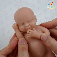 RBG Full Silicone Bebe Reborn Dolls Pеборн Cиликоновый 13CM Solid Siicone Palm Doll Soft Touch