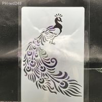 180x116mm Peacock DIY Layering Stencils Wall Painting Scrapbook Coloring Embossing Album Decorative Card Template