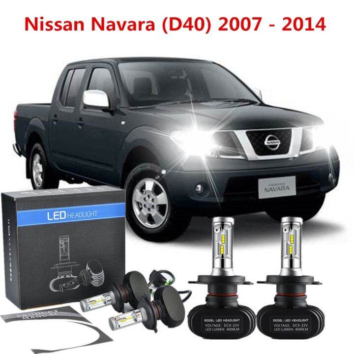 Nissan Navara (D40) 2007 2014(Head Lamp) H4 LED Light Car Headlight