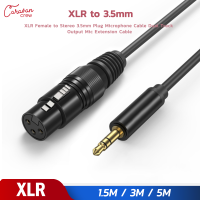 9# Caravan Crew 3.5mm to XLR Micron FXLR Cable Dual Track Output Mic Extension