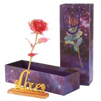Romantic Rose 24k Gold Foil Plated Gifts Aluminum Foil Wedding Decor - Valentine 39;s - Aliexpress