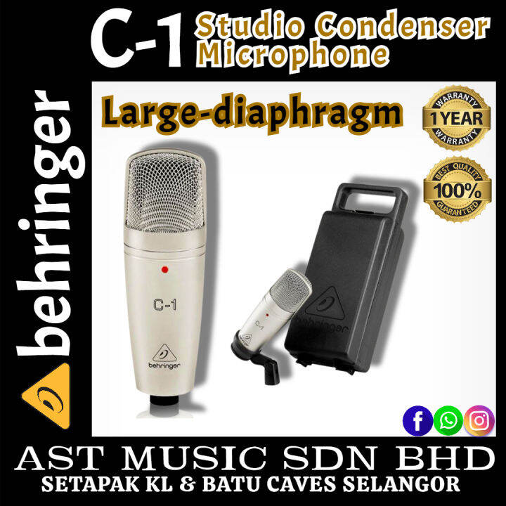 Behringer C1 Studio Condenser Microphone ( C1 ) Lazada