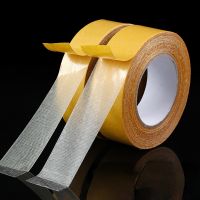 ▽✤ 1Roll Double-Sided Grid Fiber Adhesive Tape High Viscosity Mesh Fiberglass Transparent Adhesive Tape for Carpet Fixing 20M