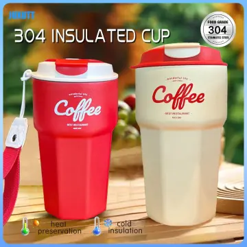 Portable coke coffee mug Heat preservation coffee cup Both warm