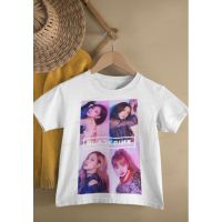 การออกแบบเดิมเสื้อยืดBLACKPINK T-SHIRTS FOR KIDS 1-12 YEARS OLD UNOFFICIAL MERCH Batch 1 LISA JENNIE JISOO ROSÉS-5XL