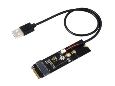 M.2 M KEY To A KEY Adapter รองรับเฉพาะอุปกรณ์ที่มี PCIE Channel รองรับการแปลง USB