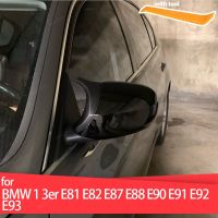 อะไหล่กรอบฝาปิดกระจกมองหลังสำหรับ E82 E81 BMW,E87 E88 E90 E91 E92 E93เมตรดูเป็นของตกแต่งรถยนต์