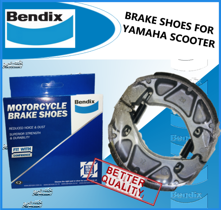 ผ้าเบรค ก้ามเบรค ผ้าก้ามเบรค เบนดิกซ์ (Bendix) สำหรับรถจักรยานยนต์