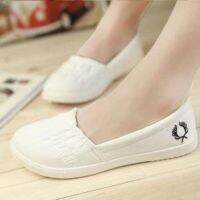 Korean Fashion Womens Shoes Flat Canvas