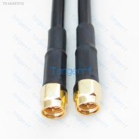 ☾  SMA Male to SMA Male Plug RG58 cable Coaxial Coax Low loss OD 5.0mm Kable  Jumper Pigtail Antenna Extension RF Coaxial  Tangerrf