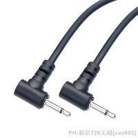 【YF】 0.2m 1.8m  3.5mm Mono Male to Dule Right Angled Plug 2 Pole Cable