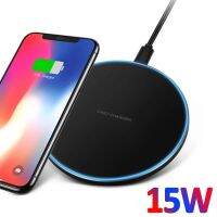 ไร้สายอย่างเร็วเหนี่ยวนำแผ่นชาร์จสำหรับ Iphone ไร้สาย15W 14 13 12 11 Pro XR XS สูงสุดสำหรับ Samsung Xiaomi Huawei แท่นชาร์จ