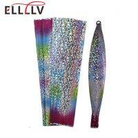 【LZ】☄☬☽  Elllv 3x15cm Holographic Heat Shrink Film Sleeve Fishing Lure Calor Shrink Skin Material para Popper Duro Minnow Metal Jig