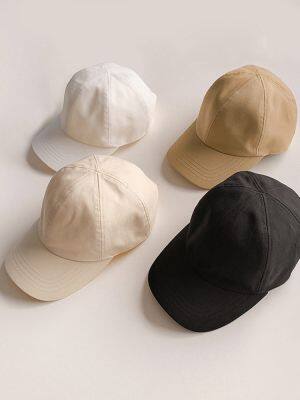 Women Hats 2021 New Simple Baseball Cap Cotton Blended Pure Color Casual Fashion Hat 4 Colors Available