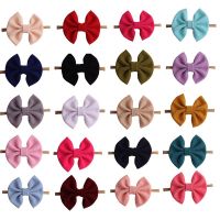 20 Pcs Children Girls Kids Elastic Bow Knot Headband Newborn Babies Toddlers Soft Hair Band Accessories Girls Easter Cosplay