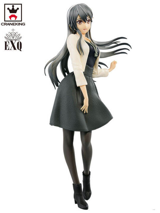 figure-ฟิกเกอร์-งานแท้-100-banpresto-exq-จาก-kantai-collection-kancolle-คันไตคอลเลกชัน-เรือรบ-โมเอะ-คังโคเระ-haruna-ฮารุนะ-gris-blanco-ver-original-from-japan-ของสะสมหายาก-อนิเมะ-การ์ตูน-มังงะ-คอลเลกช