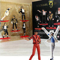 ไมเคิลแจ็คสัน SHFiguarts สีขาวสูท Figma 096ที่ทำให้ตื่นเต้นเร้าใจ MJ คลาสสิกอะนิเมะของเล่นรูปการกระทำรูปแบบการเก็บของขวัญวันเกิด