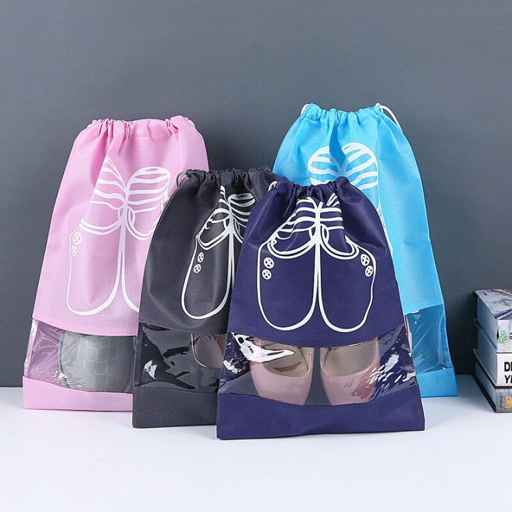 กระเป๋ารองเท้ากระเป๋ารับกระเป๋ารองเท้ารับปั๊มเชือกรับกระเป๋ารองเท้าถุงฝุ่นรับถุงรองเท้า
