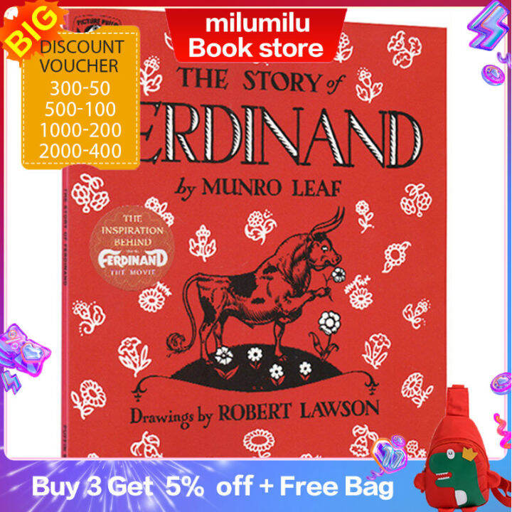 milumilu The Story of Ferdinand Munro Leaf buku Children reading
