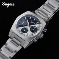 【YF】 Sugess S419 New Series 37mm Chrono Master Chronograph Mens Watch Mechanical Wristwatches Dome Sapphire Seagull Swanneck Movement