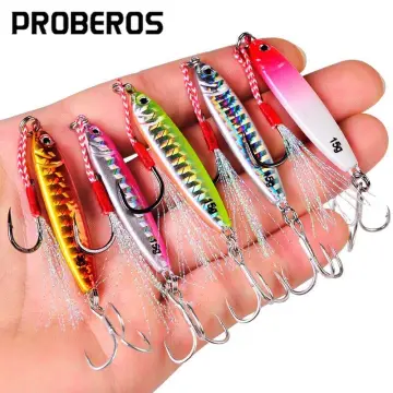  PROBEROS Fishing Spoons Lures Bass Baits Jigging Bait Tackle