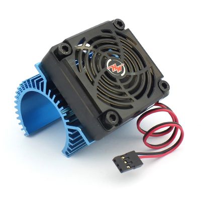 FATJAY Hobbywing EZRUN combo C1 B36 1:10 RC car heat sink with 5V cooling fan for 3660 3665 3674 motor