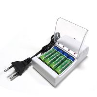 4 Slots Universal Battery Charger Batteries Charger for AA / AAA Ni MH / Ni Cd Batteries Rechargeable Battery EU US Plug