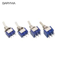 5Pcs Toggle Switch ON-OFF/ON-OFF-ON 3/6 Pin 2/3 Position Latching MTS-102 103 202 203 3A250V/6A125V Power Button Switch Car Electrical Circuitry  Part