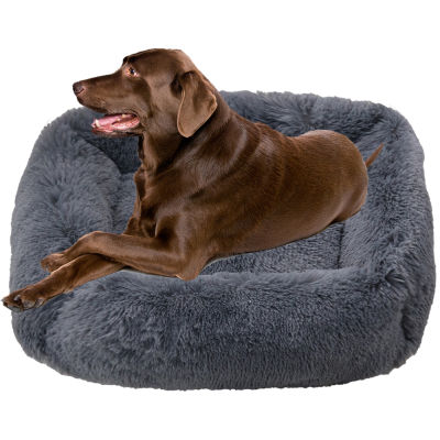 Square Plush Dog Sofa Beds Soft Kennel Washable Cat Bed Mats Winter Warm Pet Sleeping Nest Cushion For Large and Small Dog