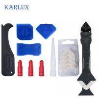 Karlux 8pcs Caulking Tools Set ชุดยางปาดกาว และจุกอุดหัวกาว (รวม 8ชิ้น) + ชุดยาแนว 3-In-1 เครื่องมือช่างเอนกประสงค์ที่ขูดกาว