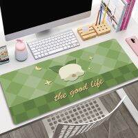 900X400MM Oil Painting Mouse Pad Green Large Landscape Scenery Deskpad Computer Keyboard Pad Eye protection  Office School Learning Mat