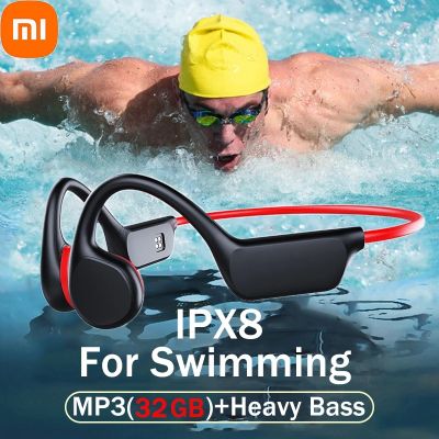 Xiaomi Bone Conduction Bluetooth Headset Sweatproof Waterproof IPX8 For Swimming Outdoor Sport 32G Bass