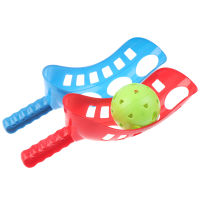 Clothing mother and baby Scoop Ball set จับเกม Trackball กีฬา LaCrosse แร็กเก็ตเกมของเล่นเด็ก