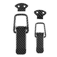 Car Bumper Clips Holder Universal Car Bumper Hook Lock Clips Quick Release Hook Clips for Car Bumper with Carbon Fiber Texture classic