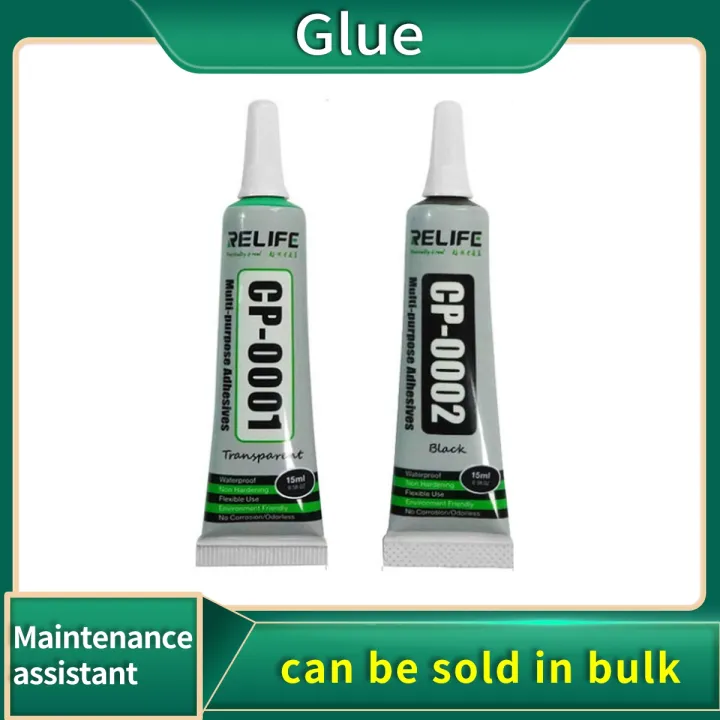 RELIFE 50ml CP-0001 Transparent Adhesive Clear Glue CP0002 Black Glue ...