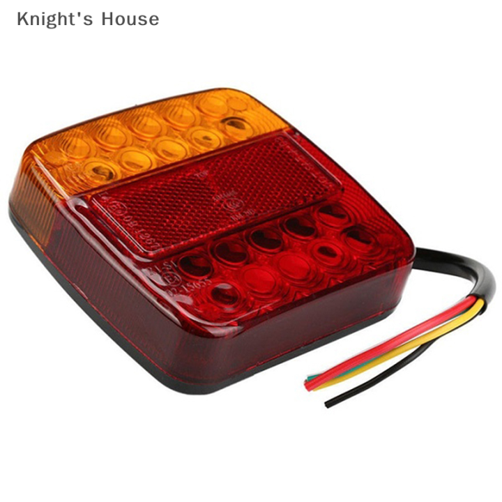 knights-house-รถบรรทุกพ่วง20led-ไฟท้ายเบรคหยุดไฟเลี้ยวไฟ-led-12v