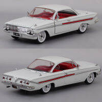 Jada 1:24 Scale 1961 Chevrolet Impala Chevy Coupe Racing Auto Car รุ่น Diecast รถคลาสสิกของเล่น Thumbnails ของสะสม