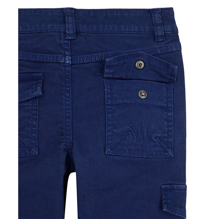 กางเกงขายาว-mothercare-navy-slim-cargo-trousers-yb472