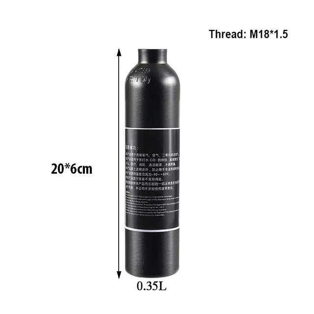 [COD]High Pressure Paintball Cylinder Tank Aluminium,0. 250. 350.45L