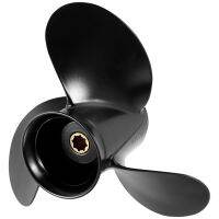 Aluminum Boat Outboard Propeller 9X10 1/2 8 Spline Tooth 3 Blade Propeller for Mercury 6-15HP 48-828158A12