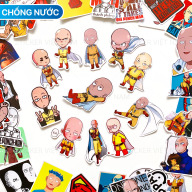 Sticker One Punch Man Bộ Hình Dán Trang Trí Chủ Đề Thánh Phồng Tôm Siêu Anh Hùng Saitama 2021 Chất Lượng Cao Chống Nước thumbnail
