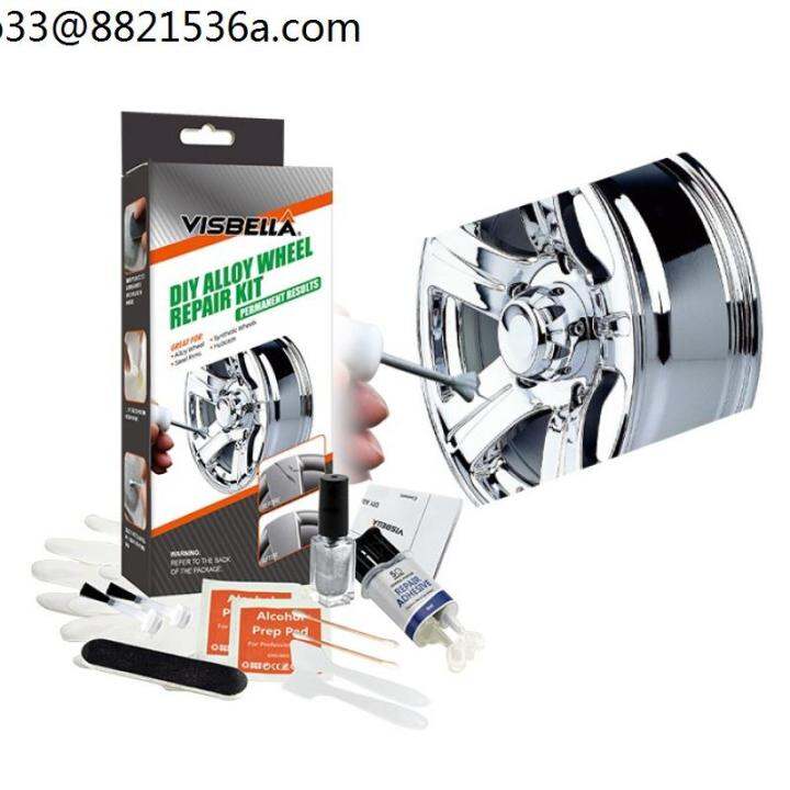 Automotive waterproofing agent Visbella DIY Alloy Wheel Mags Repair Kit