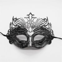 【CW】 Metallic Masquerade Half Face Masks Costume Death Up Accessories