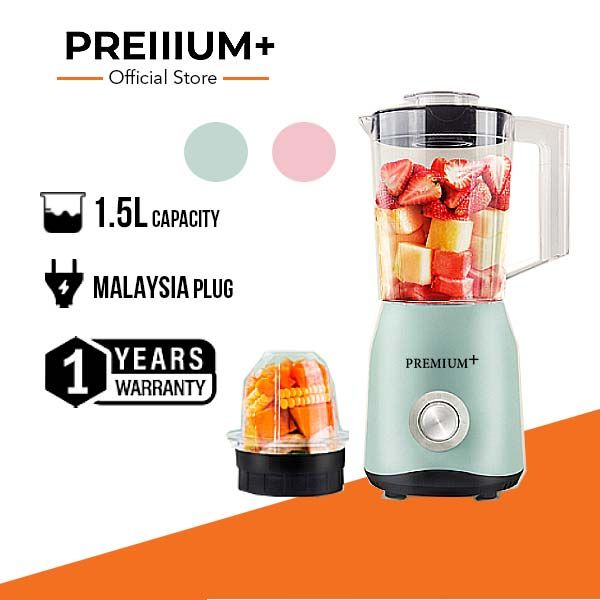 2 in1 Blender/1.5L Glass Jar/2Speed 1x4