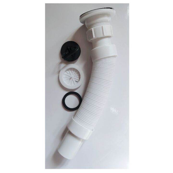 expandable Flexible ptrap strainer pvc white 1 1/4 and 1 1/2 Lazada PH