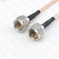 ☍♧☃ F Male to F Male Plug RG179 cable 75ohm Coax Coaxial Koax Kable Straight Connector for TV Video antenna port Koaxial Tanger