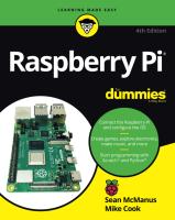 หนังสืออังกฤษใหม่ Raspberry Pi for Dummies 4e [Paperback]