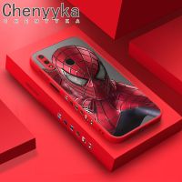 Chenyyka เคสสำหรับ Huawei  Y9 2019 เคสแฟชั่นมาร์เวลสไปเดอร์-แมนขอบด้านข้างดีไซน์ใหม่ฝาปิดด้านหลังเป็นซิลิโคนนิ่มเคสโทรศัพท์ป้องกันการกระแทก